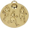 50mm Gold Team Basketball Target Medal