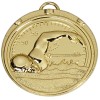 50mm Gold Front Crawl Swimming Target Medal