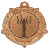 40mm Bronze Centre Holder Tudor Rose Medal