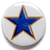 1 Inch Blue Star Pin Badge
