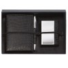 9 x 7 Inch Black Notebook Card Case & Pen Scribe Gift Set