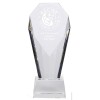 8 Inch Pristine Achievement Diamond Optical Crystal Award
