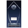 7 Inch Ball Inlay Golf Foundation Glass Award