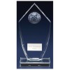 9 Inch Ball Inlay Golf Foundation Glass Award