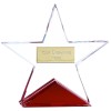 5 Inch Fire Star Crystal Award