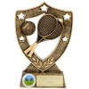 5 Inch Crossed Rackets & Ball Tennis Shieldstar Shield Award
