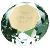 4 Inch Green Diamond Clarity Glass Award