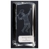 5 Inch Lasered Player Tennis Clarity Crystal Award