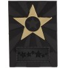 4 Inch Black Apex Star Plaque Award