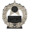 4 Inch Megastar Silver Plaque Award
