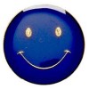 20mm Blue Smiley Face Lapel Badge