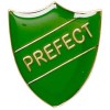 22 x 25mm Green Prefect Shield Lapel Badge