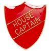22 x 25mm Red House Captain Shield Lapel Badge