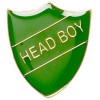 22 x 25mm Green Head Boy Shield Lapel Badge