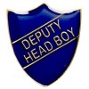 22 x 25mm Blue Deputy Head Boy Shield Lapel Badge