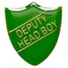 22 x 25mm Green Deputy Head Boy Shield Lapel Badge