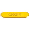  Yellow Choir Lapel Badge