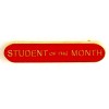  Red Student Of The Month Lapel Badge
