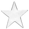 16mm Silver Star Simple Lapel Badge