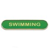  Green Swimming Rectangle School Metal Pin Badge