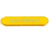  Yellow Swimming Rectangle School Metal Pin Badge