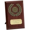 6 Inch Mahogany Effect Pure Laurel Plaque