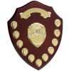14 Inch Mahogany Effect with Gold Plaques Triumph Shield