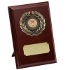 7 Inch Rectangle Wreath Design Plaque Award