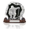 6 Inch Nearest The Pin Heavy Glass Golf Award