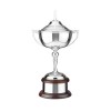 14 Inch High Stem & Golf Figurine Lid Golf Challenge Trophy Cup