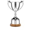 16 Inch Leaf Handle & Gold Finish Base Endurance Trophy Cup
