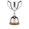 16 Inch Leaf Handle & Gold Finish Base Endurance Trophy Cup