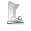 9 Inch Golfer & Ball Cutout Golf Oreland Award