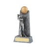 9 Inch Finish Ball & Golfer Golf Resin Figure Award