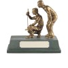 6 x 6 Inch Gold Partners Golf Signature Figure Award