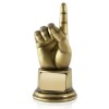 9 Inch Number One Hand Gesture Award
