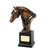 12 Inch Horse Head Equestrian Resin Sculpture