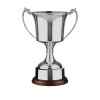 17 Inch Cask Bowl & Wooden Base Studio Trophy Cup