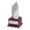 7 Inch Silver Finish Diamond Shaped Timezone Award