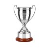 12 Inch Small Stem & Wooden Base Endurance Trophy Cup