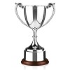 7 Inch Leaf Handle & Rosewood Base Endurance Trophy Cup