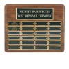 10 x 13 Inch Traditional American 24 Entry Victory Plaque