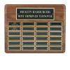 10 x 13 Inch Traditional American 24 Entry Victory Plaque