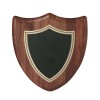 8 Inch Traditional American Black Coasted Brass Victory Shield Plaque