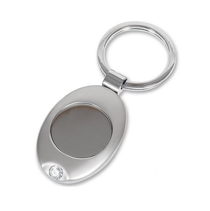Oval Simple Key Ring