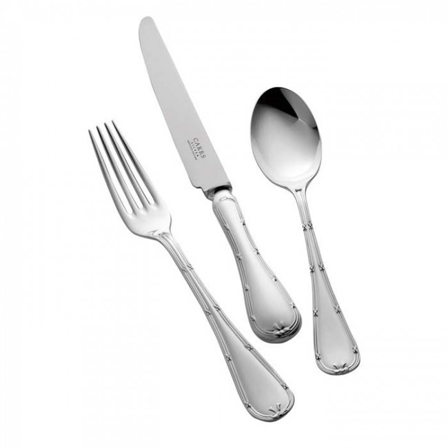 Children's Silver Plated Cutlery Set English Reed Ribbon Design