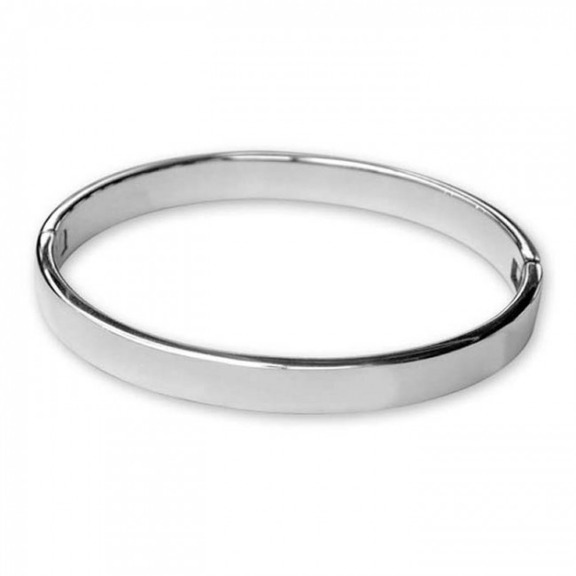 Plain sterling silver bracelet hotsell