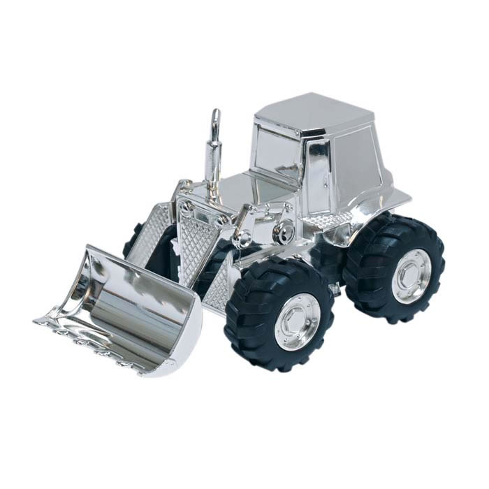 Silver Plated Digger Money Box