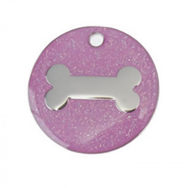 Pink bone dog best sale tag