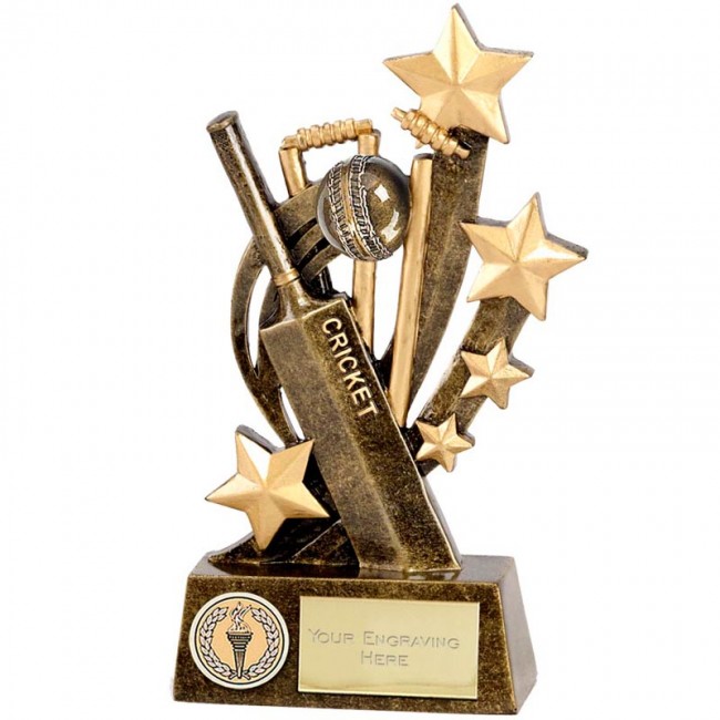 Cricket Bowler Trophy Award 6in FREE Engraving NEW 